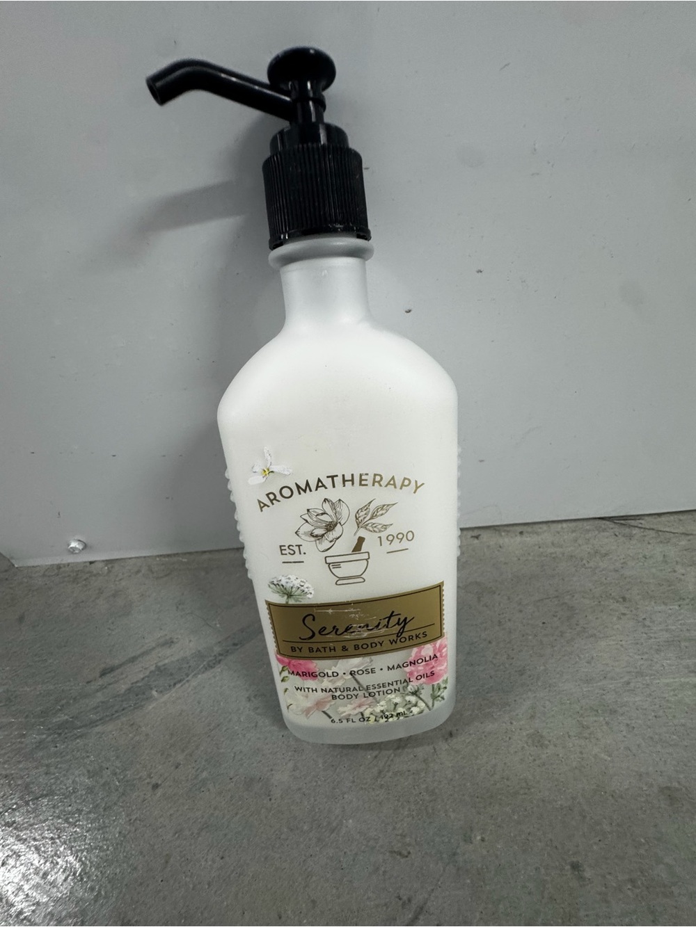 Bath & Body Works Aromatherapy Serenity Body Lotion -‎ Marigold Rose